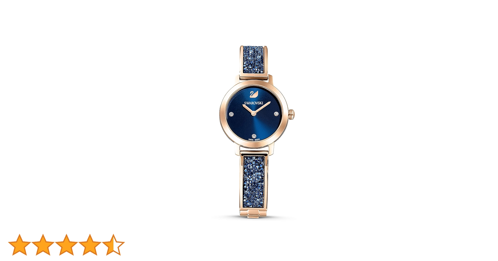 美品 SWAROVSKI 5466209 腕時計 レディース ブルー ゴールド SWAROVSKI - 極美品 SWAROVSKI 5466209 腕時計 レディース